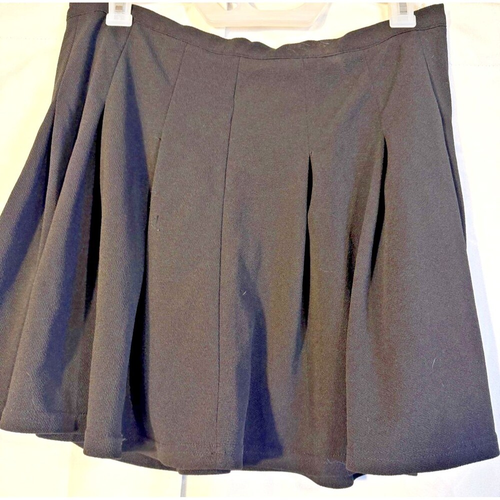 Mini Black Skirt Whimsygoth Goth Emo Indie Short Women's Plus 2X Retro Sporty